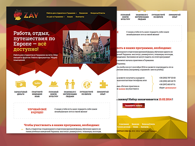 Debut germany web website work work and travel