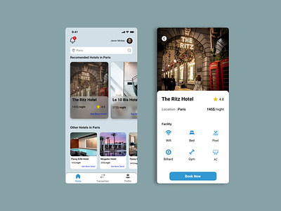 Hotel Apps Design Mobile apps hotels mobile ui