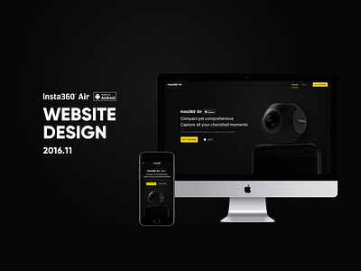 Insta360 Air Website Design website