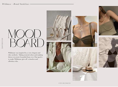 Mood Board brand creation brand identity branding design graphic design moodboard typography