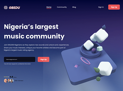 Music Platform design figma ui ux web web3