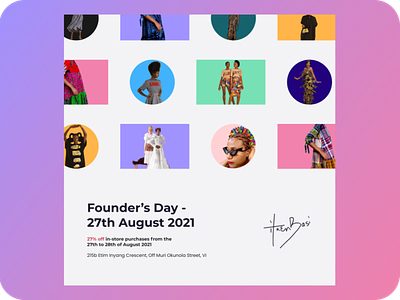 Founder's Day app design figma ui web