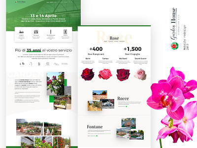 Garden House ui ui design uiux web web design website