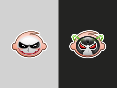 Joker And Bane bane black emotion icon joker joy photoshop white