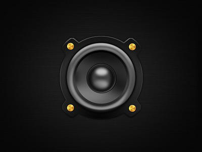 Speaker black copy electronic icon joy photoshop speaker