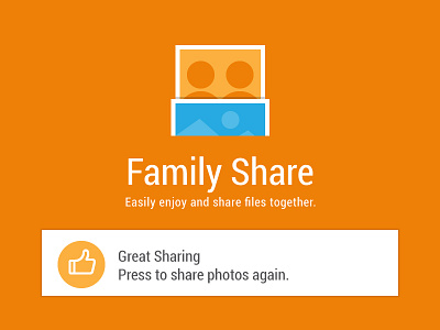 Family Share App app family share gui illustartor photo photoshop share work