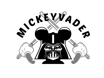 Tee Graphic：Mickey Vader graphic mickey tee vader