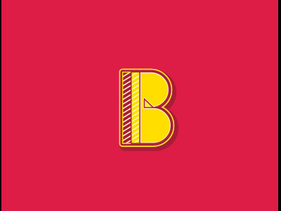 B b drop cap lettering