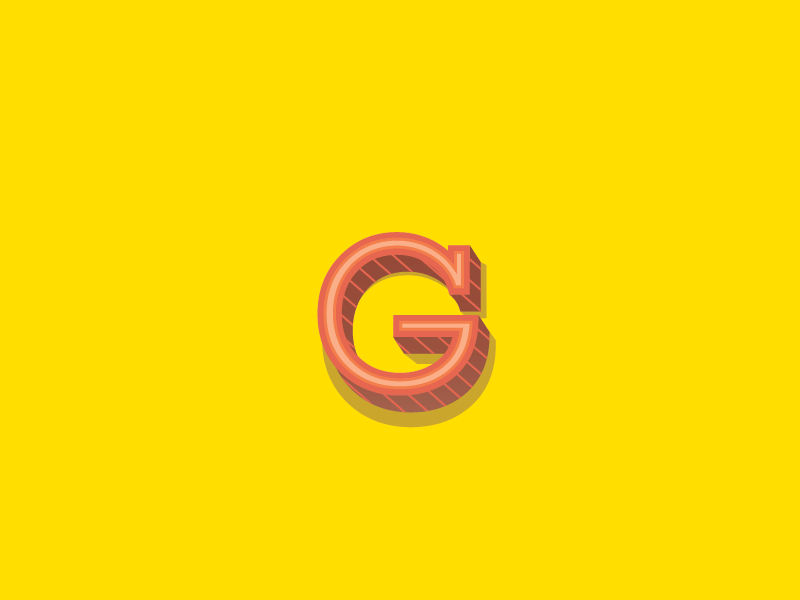 Drop Cap Project :G by Tina Singh on Dribbble