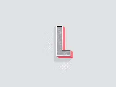 Drop Cap Project :L drop cap l lettering logo