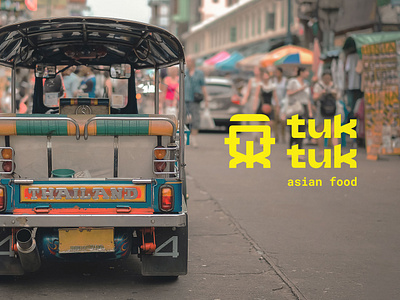 Tuk Tuk - Asian Food - Logo asian food branding design food truck graphic design graphic designer logo logo design logotype street food tuktuk visual identity