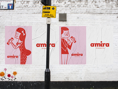 Amira Shawarma - Visual Identity