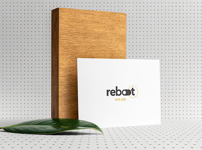 Reboot - Tech Cafe - Naming, Logo and Brand Design beverage branding cafe coffee logo coffee shop design graphic design logo logo design logotype visual identity