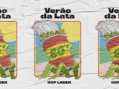 Roca - Label Design - Verão da Lata - Hop Lager