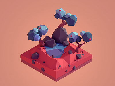 Lowpoly Oasis