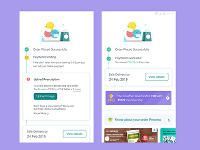 Post Payment Screen appdesign userinterface app ui