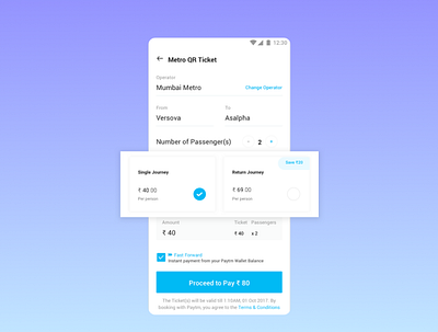 Metro Ticket Booking appdesign design ui userinterface
