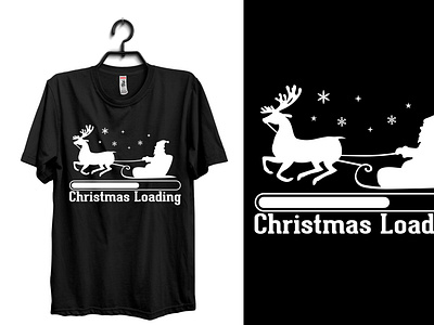 Christmas Loading svg T-Shirt design