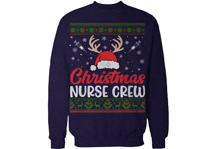 Christmas Nurse Crew Sweater Design mug