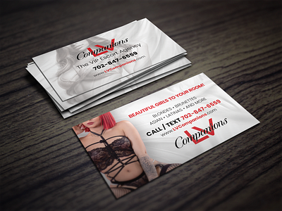 LV companions Card Design Mock branding graphic design