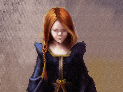 Ginger (see attachment for full painting)