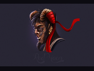 Red Horn character-sketch