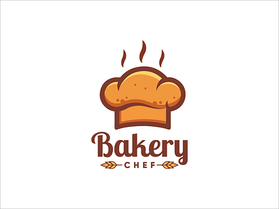 BAKERY CHEF 3d animation app bakery bakery logo branding chef chef logo design food logo graphic design icon illustration logo logo design ui
