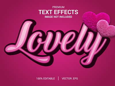 Lovely Text Effect Vectors, Set Elegant Pink purple Abstract val calligraphy decor fluorescent fonts happy letter lettering letters logotype love lovely mother days pink professional red type typographic unique valentines day vector