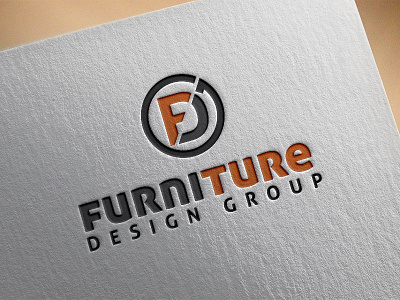 "FDG" Furniture Design Group logo clean creative d design f fdg furniture g typography vector