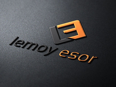 Lemoy Esor : letter "L" & "E" logo clean clothing creative design e l l e professional typography vector