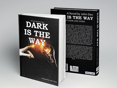 "Dark Is The Way" Book Cover Design