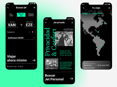 Private jet - Yournie app