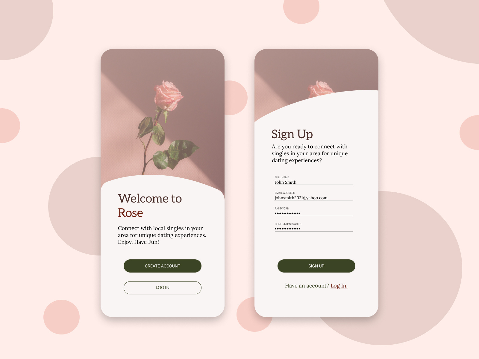 Daily UI Challenge #1 Onboarding Screen by Ash Gamble on Dribbble