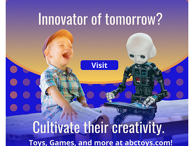 ABC Toys Banner Ad banner banner ad design graphic design marketing