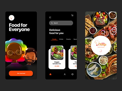 Restaurant App User Interface app ui restaurant app