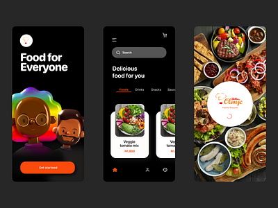 Restaurant App User Interface app ui restaurant app