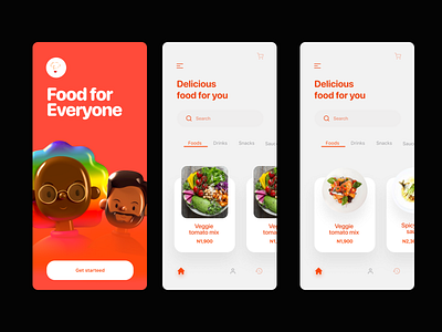 Restaurant App User Interface app