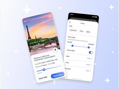 Travel App User Interface