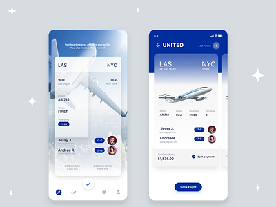 Flight Booking App User Interface