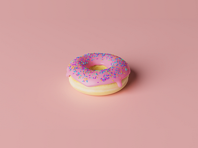 Donut using Blender🍩