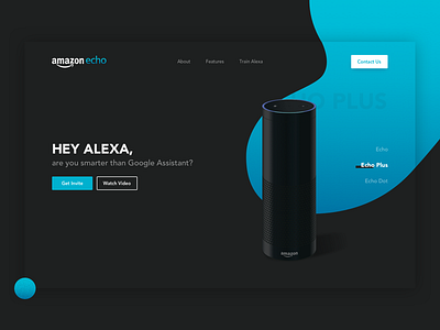 Alexa Landing Page Header