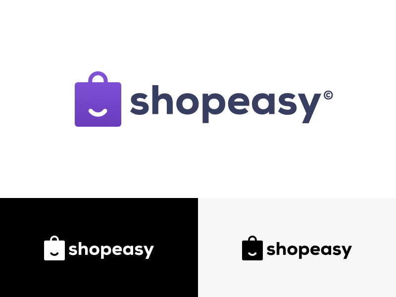 Logo Exploration - ShopEasy by Kiran on Dribbble