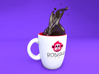 Choco Mug bungastudio c4d chocolate cinema4 monkey mug render