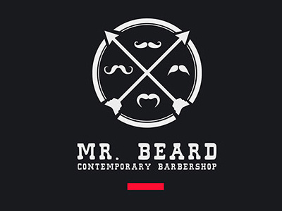 Barbershop Logo art brand design hipster logo
