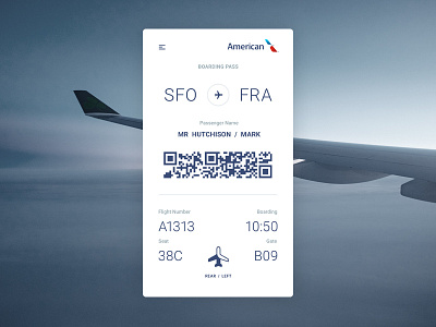 Mobile Boarding Pass Concept