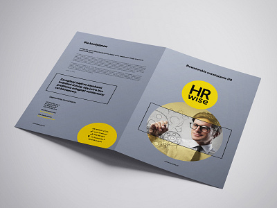 HR bifold brochure brochure brochure design flyer folder print