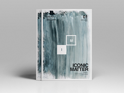 IconicMatter 1st Edition Swiss iconic matter illustration layout paint print swiss