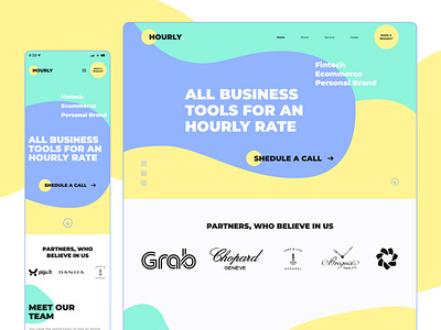HOURLY. | Corporate website design & concept