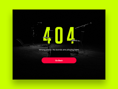 Band Gig 404 Page 404 band error gig go back play