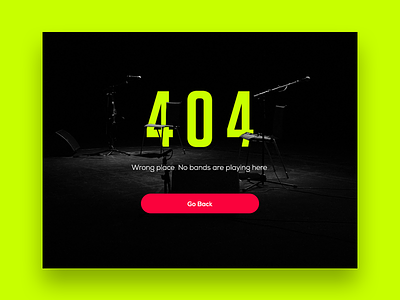 Band Gig 404 Page